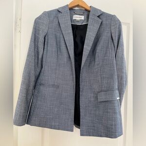 Calvin Klein Novelty Open Front Jacket Blazer